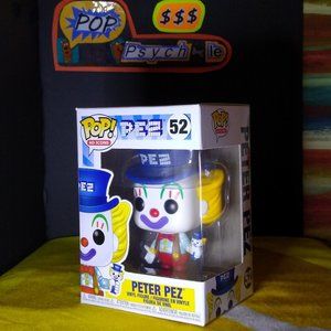 Peter Pez  PEZ Ad Icons Blue hat Funko Pop 52 NIB